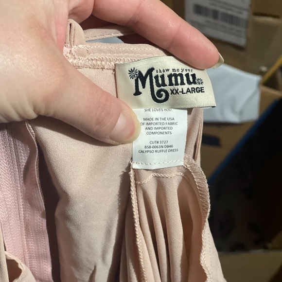 SMYM Show Me Your Mumu Calypso Ruffle Dress DB46 - Picture 8 of 8